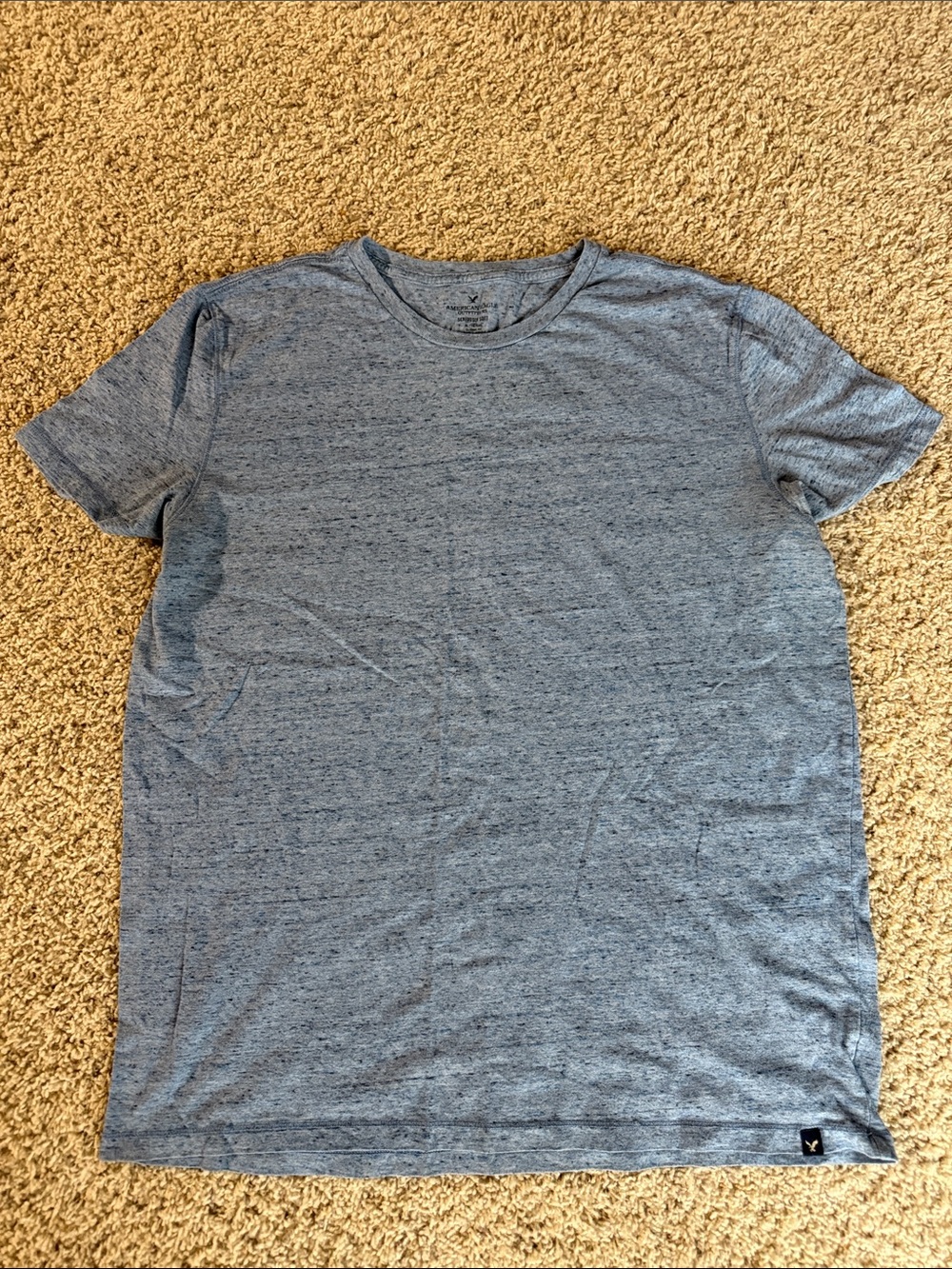 Men’s American Eagle Outfitters Heather Blue Short Sleeve Crew Tee